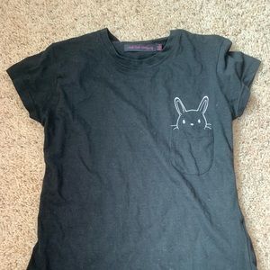 A cute bunny basic graphic T!